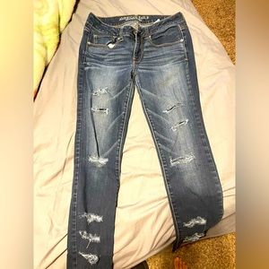 American eagle ripped jeans